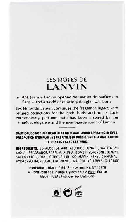 Lanvin Les Notes de Lanvin I Vetyver Blanc