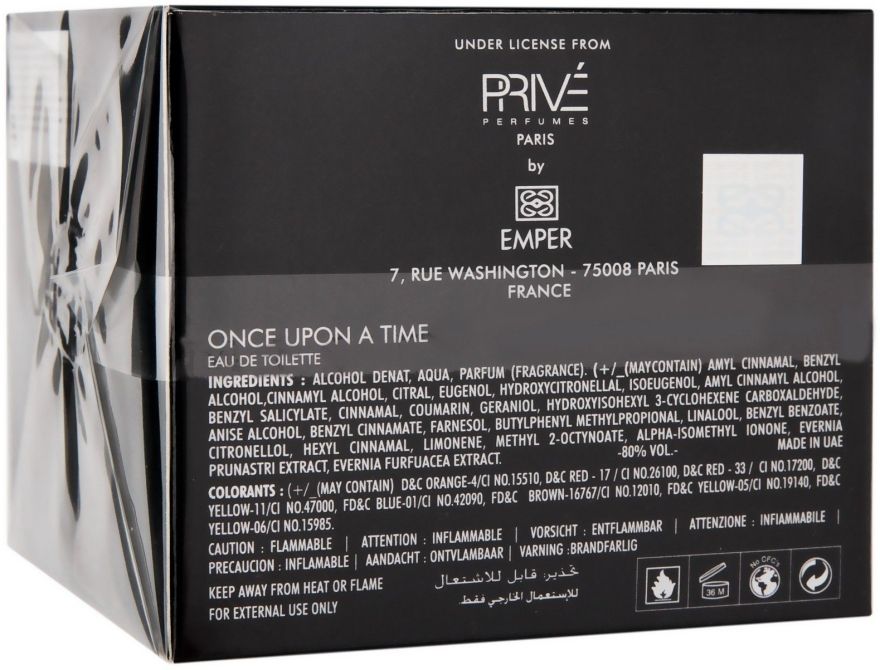 Prive Parfums Once Upon a Time men