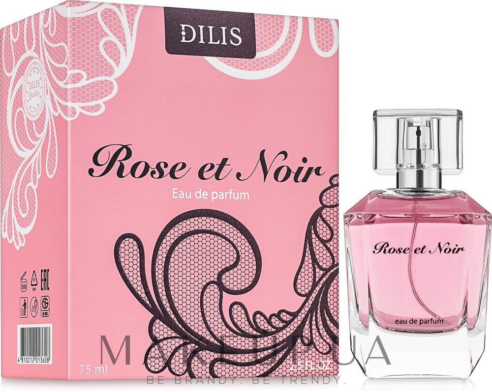 Dilis Parfum Aromes Pour Femme Rose et Noir