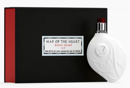 Map Of The Heart White Heart V.7